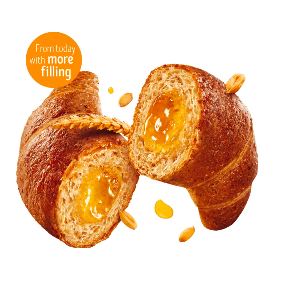 Bánh Sừng Bò Men Tự Nhiên Nhân Mật Ong, Sourdough Whole Wheat Croissant with Honey Filling, 1.76 oz (50g) - MISURA